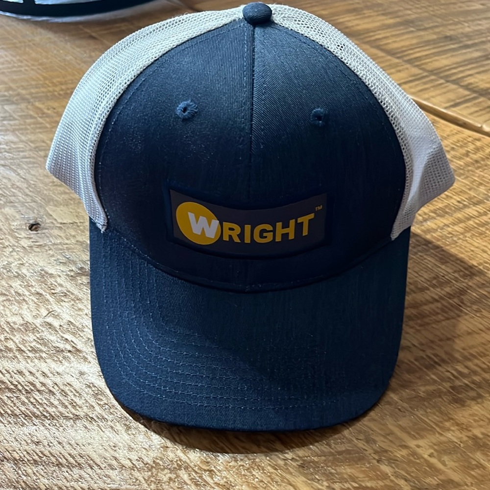 Brand new Blue and white Wright Cap